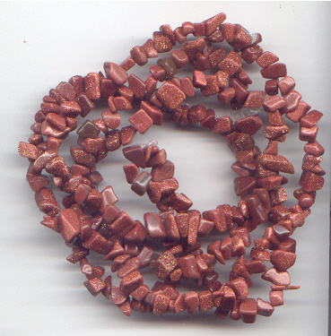 Goldstone Necklace, click for larger picture