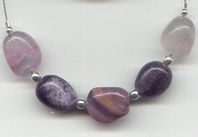 Fluorite Necklace, click for larger picture