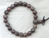 fossil agate power bracelet.