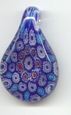 click for large picture of Murano glass pendants