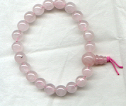 rose quartz power bracelet.